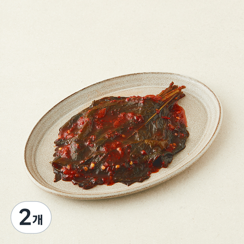 [로켓프레시] 여담찬 양념깻잎무침, 1kg, 2개