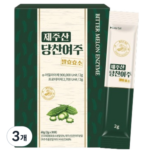 지비엠에스 제주산 당찬여주 발효효소 30p