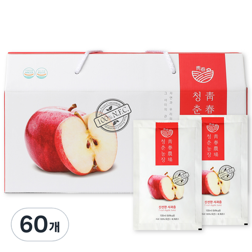 청춘농장 신선한 사과즙