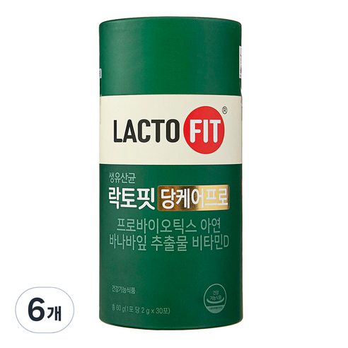 락토핏 종근당건강 당케어 프로 30p, 30회분, 6개