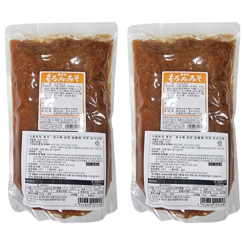 마쓰야 모로미 미소 된장, 2개, 1kg