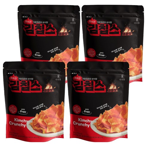 더다믐 김치부각 김칩스 매운김치전맛