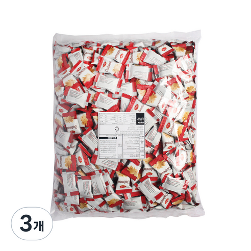 리키 오트밀 미니바이트 스낵, 1kg, 3개