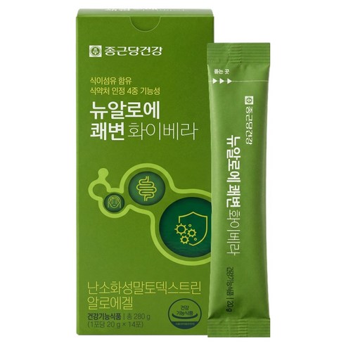 종근당건강 뉴알로에 쾌변 화이베라 14포