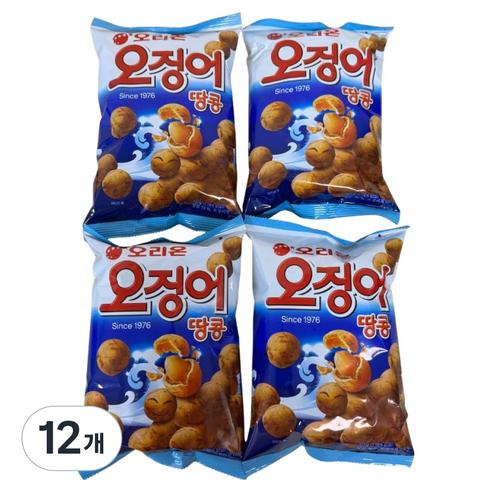 오리온 오징어땅콩, 202g, 12개