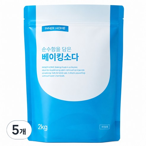 이너홈 베이킹소다, 2kg, 5개