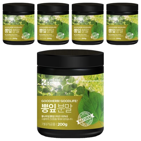 조은약초 뽕잎가루, 200g, 5개