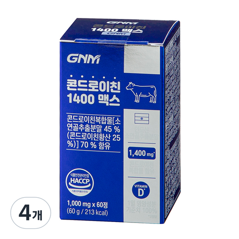 자연의품격 콘드로이친 1400맥스 60g, 60정, 4개