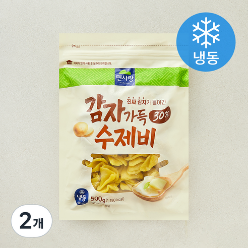 [로켓프레시] 면사랑 감자가득 30% 수제비 (냉동)