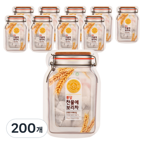 제임스티스푼 찬물에 보리차 티백