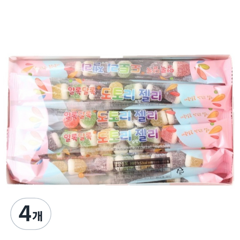 알록달록 도토리젤리 30개입, 450g, 4개