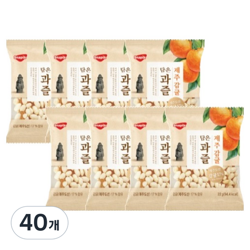 SNAPIK 제주 감귤 담은 과즐, 40개, 22g