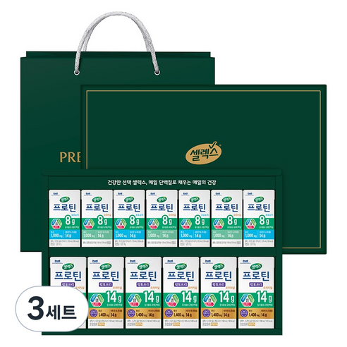 셀렉스 프로틴 음료 종합세트 1호 + 쇼핑백