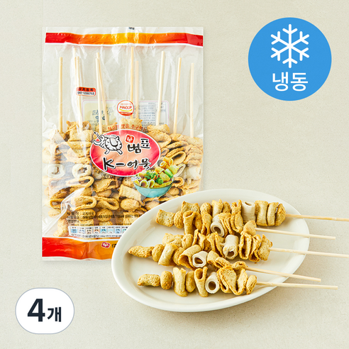 [로켓프레시] 범표어묵 꼬지어묵 (냉동), 900g, 4개