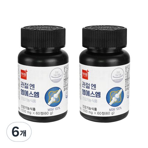 닥터팜 관절엔 엠에스엠 식이유황 MSM 60g, 60정, 6개
