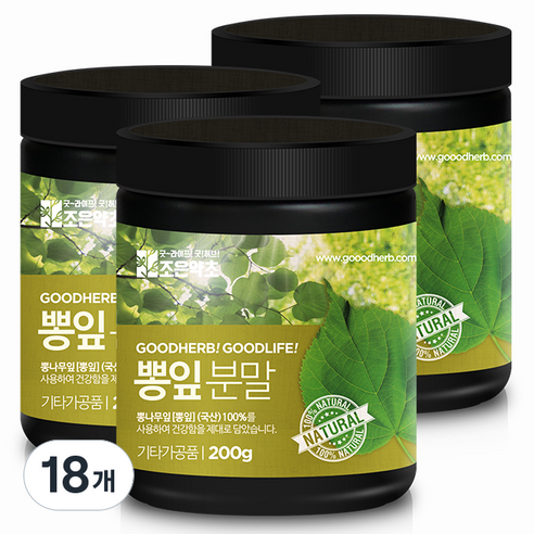 조은약초 뽕잎가루, 200g, 18개