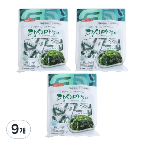 다시마 젤리, 280g, 9개