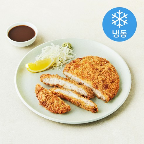 [로켓프레시] 미식당 통등심 왕돈까스 230g + 소스 50g 세트 (냉동), 1세트