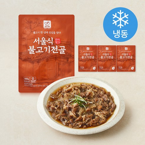 [로켓프레시] 참도깨비 서울식 불고기전골 (냉동)