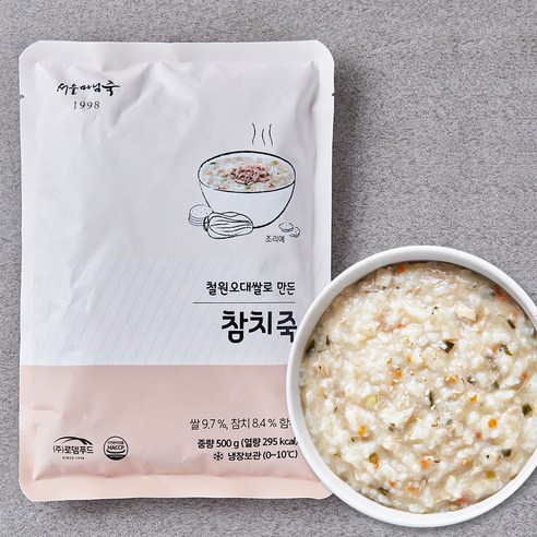 [로켓프레시] 서울마님죽 참치죽 (냉장)