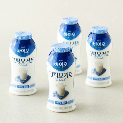 [로켓프레시] 매일바이오 고단백 그릭요거트 드링크 무가당 플레인