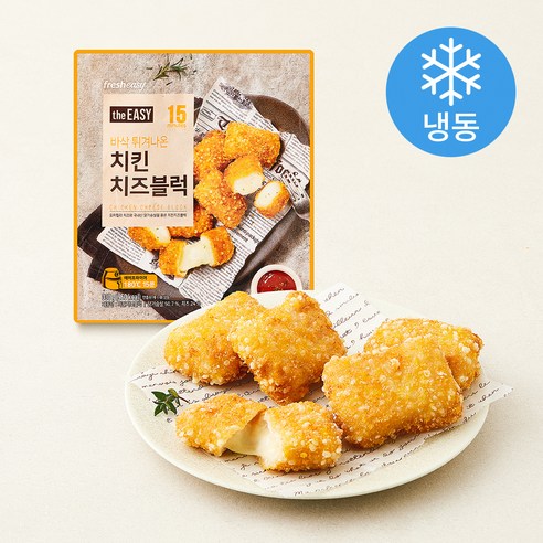 [로켓프레시] 프레시지 The Easy 치킨치즈블럭 (냉동)