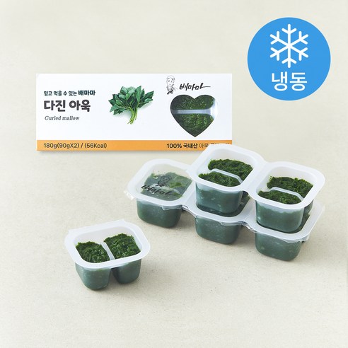 [로켓프레시] 배마마 곱게 다진 아욱 (냉동), 180g, 1개