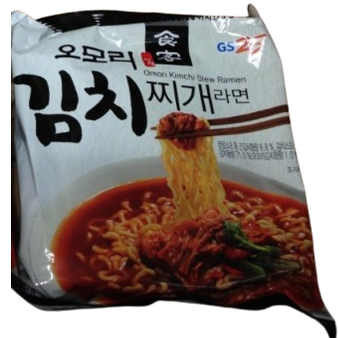 유어스 오모리 김치찌개 라면 160g, 3개