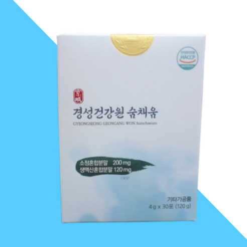 경성건강원 숨채움 120g 소청 혼합분말 생맥산