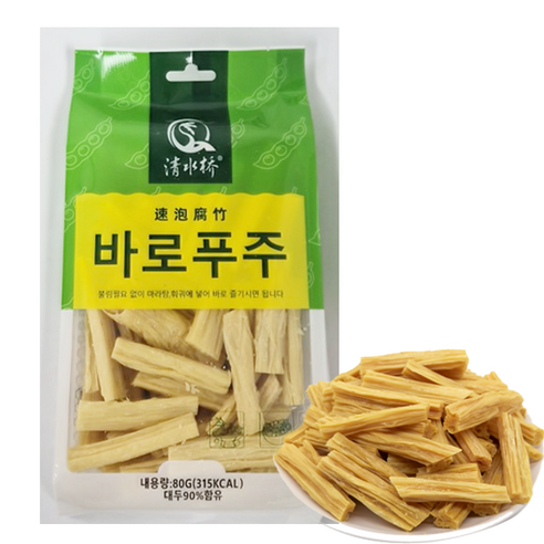 홍홍 중국식품 바로 푸주 대두90% 함유 부죽 두부피 소포장