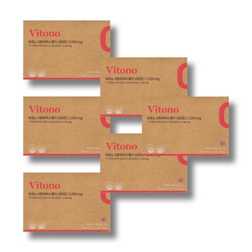 비토노 이왕재 박사 메가 비타민C 3000mg 고함량 영국산 분말비타민씨