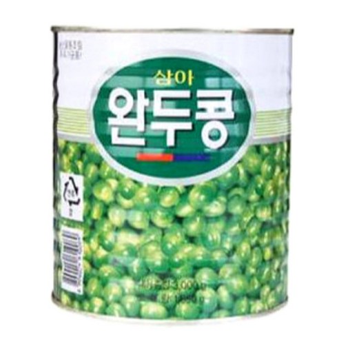 삼아 완두콩 통조림