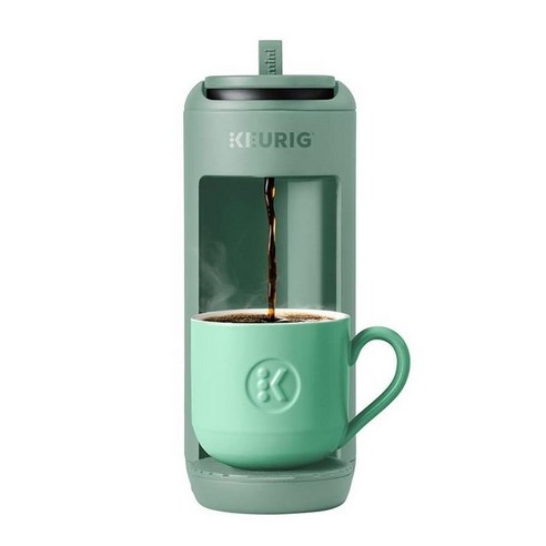 Keurig K-Mini Mate 1인용 K-Cup 포드 커피 메이커, 최대 355ml(12온스) 컵 추출, 작은 공간을 위한 소형 휴대용 커피 머신, 기숙사 및 사무실에 적합
