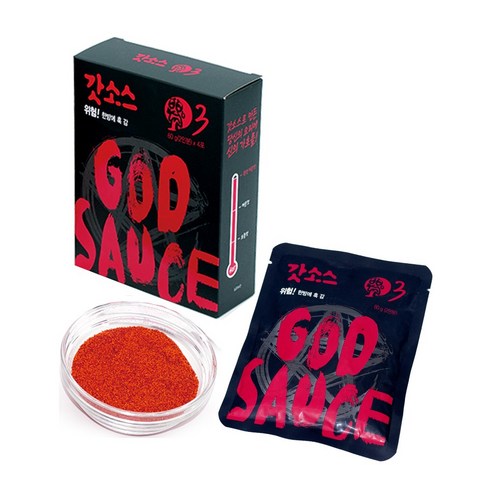 갓소스 1,2,3 단계 파우치 (60g) 3종 택1