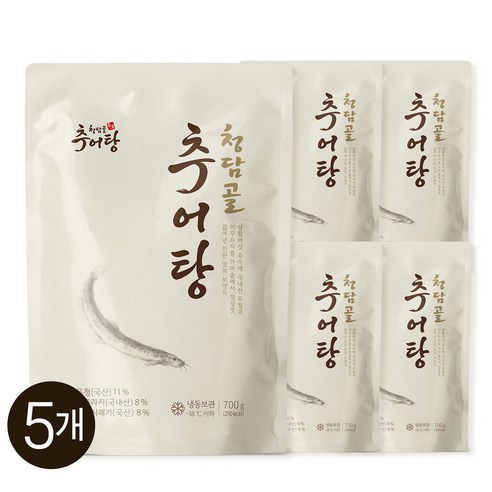 청담골 추어탕 (냉동), 5개, 700g