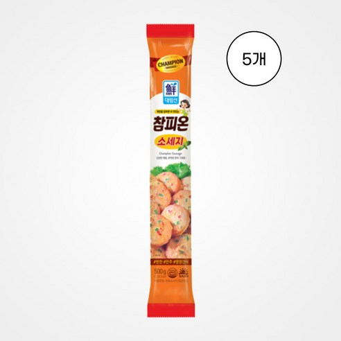 대림 참피온 소세지 500g, 5개