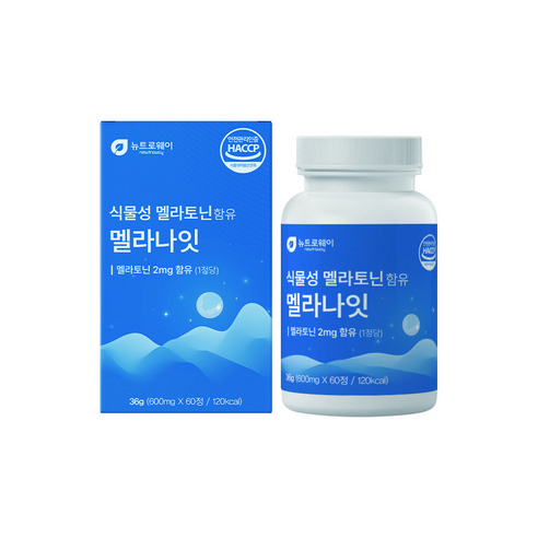 뉴트로웨이 멜라나잇 식물성 멜라토닌 600mg