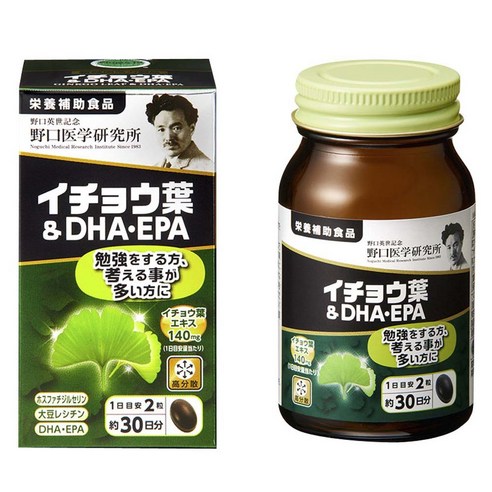 노구치의학연구소 은행잎 & DHA EPA 소프트 캡슐 510mg