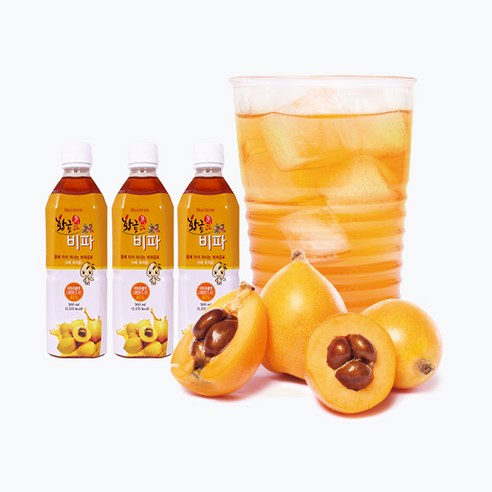 황금과비파 4배농축주스 500ml 1병 2병 3병 20병 선물용 비타민주스, 500ml