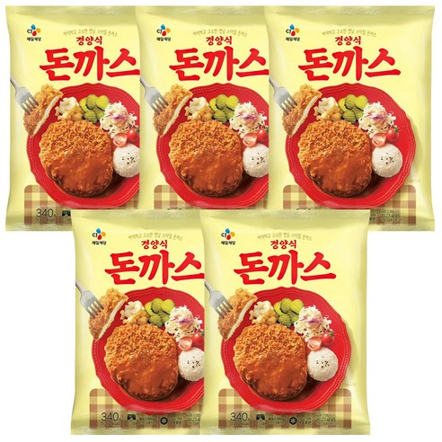 [ 대용량 ] CJ 비비고 고메 경양식 돈까스 5개