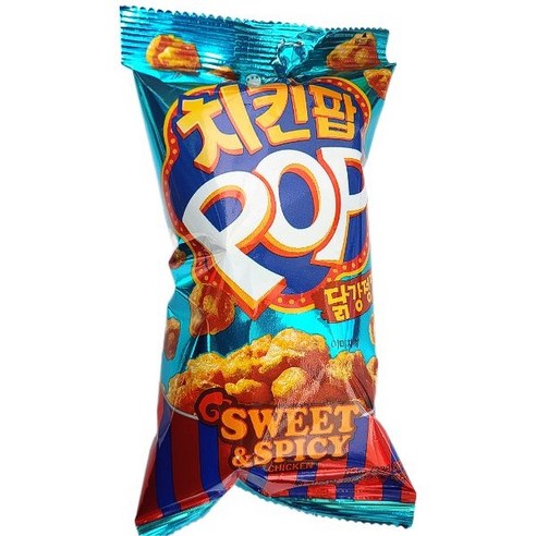오리온 치킨팝 닭강정맛 스위트 앤 스파이시 치킨 스낵