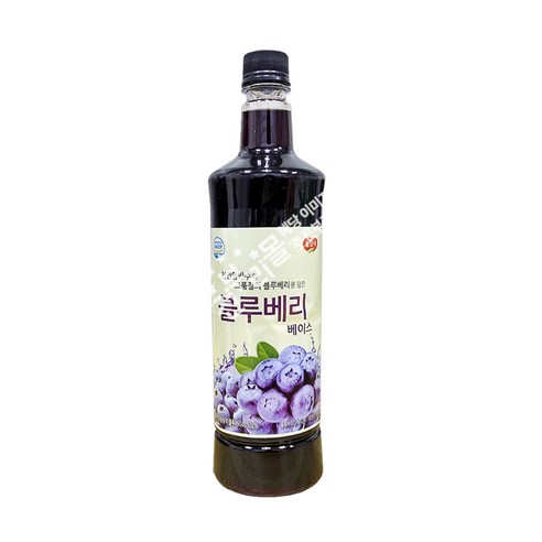 광야 광야식품 음료 블루베리 베이스 970ml x 1개