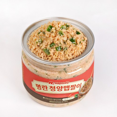 셰프애찬 비리지않고 고소한 맛이 가득 명란 청양 맵짤이, 3개, 250g