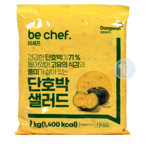 동원 냉장 단호박 샐러드 1kg, 2개, 1kg
