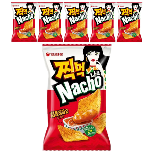 오리온 찍먹나쵸 치폴레마요 소스맛 168g