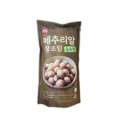 정원식품 메추리알 장조림1kg 3개