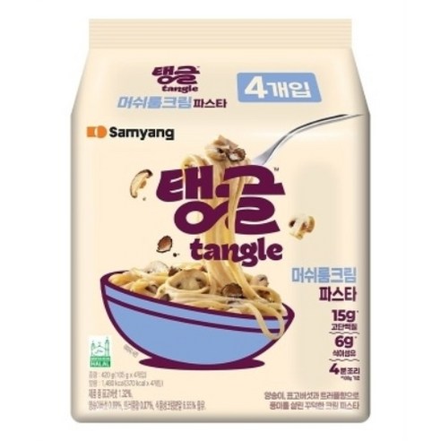 tangle 머쉬룸 크림파스타 105g
