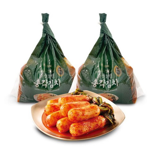 [신세계푸드(SHINSEGAE FOOD)] [피코크] 조선호텔 총각김치 3kg(1.5kg X 2팩)