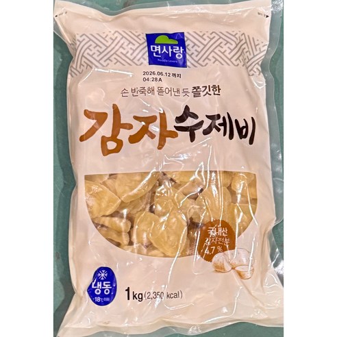 면사랑 감자수제비  수제비사리 1kg