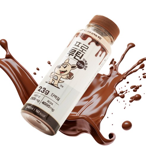 프로루틴 마시는 아르기닌 단백질 23g 음료 초코 250ml, 12개, 250ml